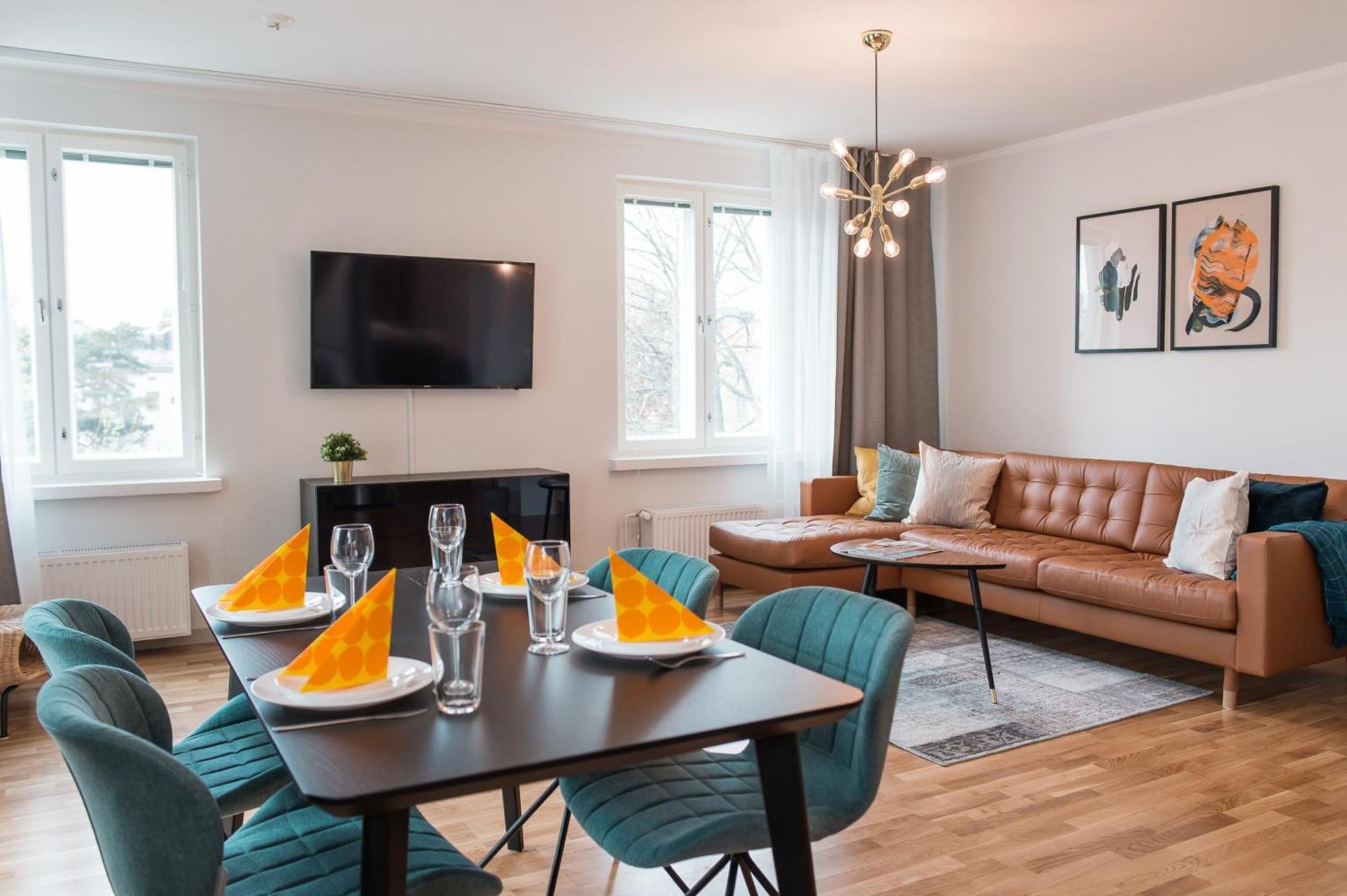 Forenom Serviced Apartments Helsinki Toeoeloe Buitenkant foto