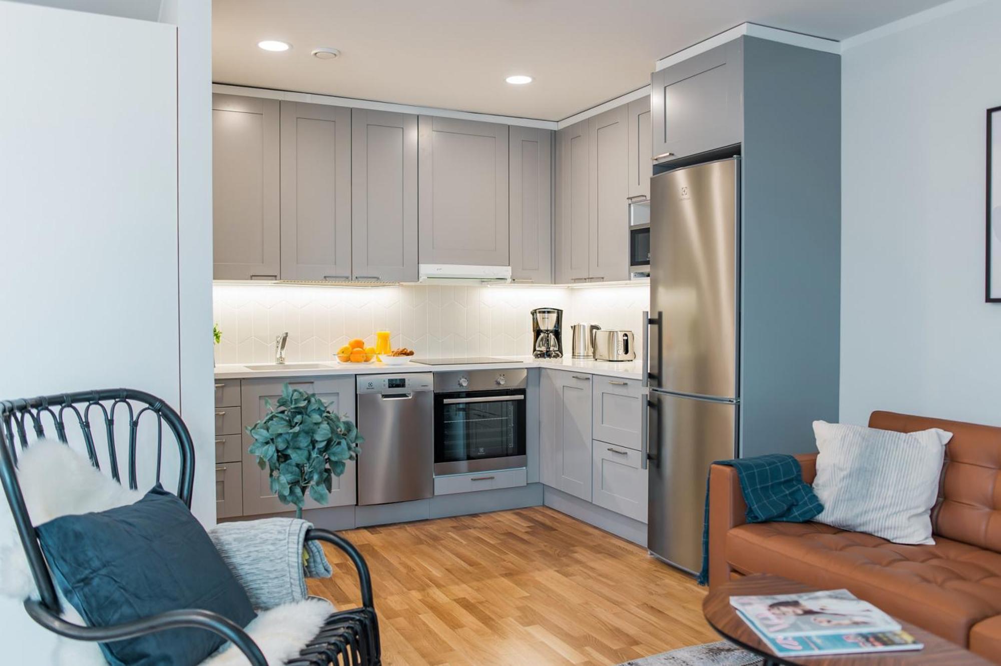 Forenom Serviced Apartments Helsinki Toeoeloe Buitenkant foto